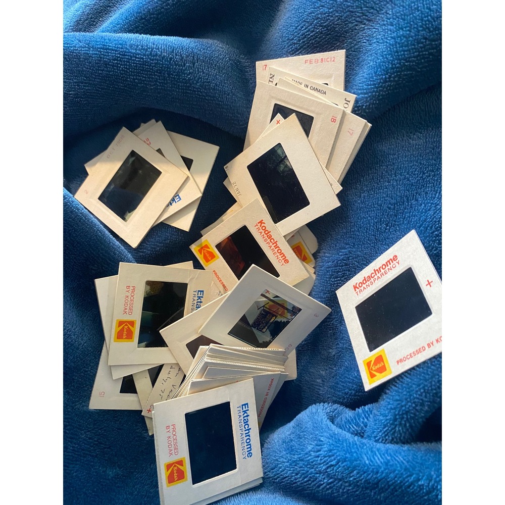 30 Vintage 1970s Travel Photo Slides Eiffel Tower Niagara Falls Kodachrome Lot